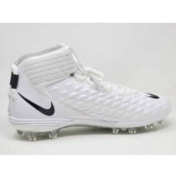 Nike Force Savage Pro 2 Mid Football Cleats White Black Men AH4000-100 NEW main image 4